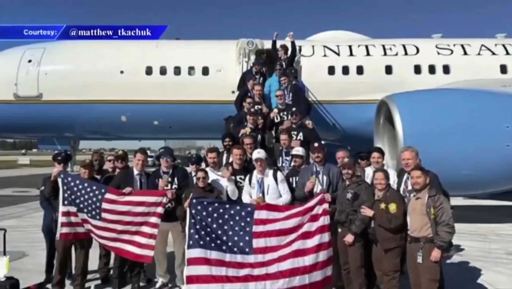 Triumphant Team USA hockey stars fly to DC after partying the night away at E11EVEN Miami – WSVN 7News | Miami News, Weather, Sports | Fort Lauderdale