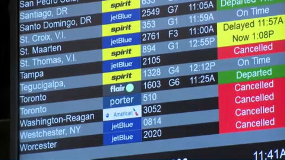Storms cancel more US flights as TSA remains under pressure from ...