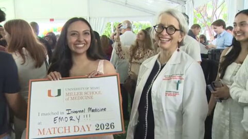 Medical students at UM’s School of Medicine find out their residency programs during ‘Match Day’