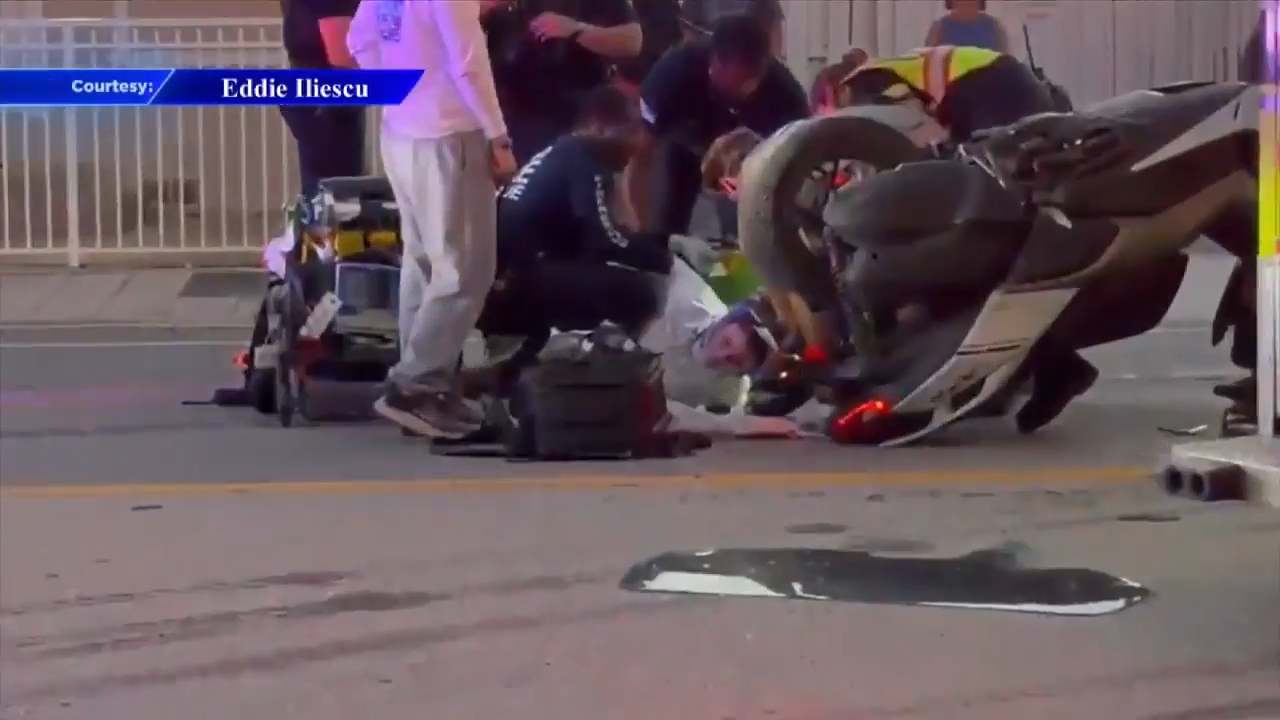 wsvn.com - Sebastian Cuervo - Scooter rider taken to hospital after colliding with car in Hollywood - WSVN 7News | Miami News, Weather, Sports | Fort Lauderdale