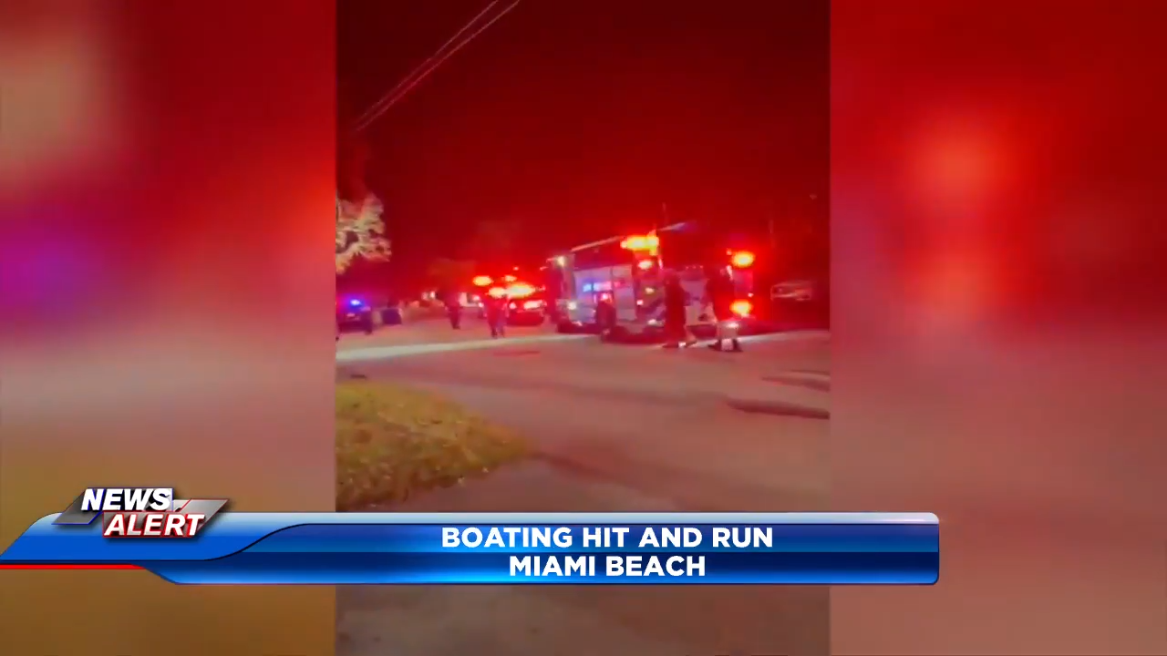 2 hospitalized after hit-and-run boating incident on Biscayne Bay