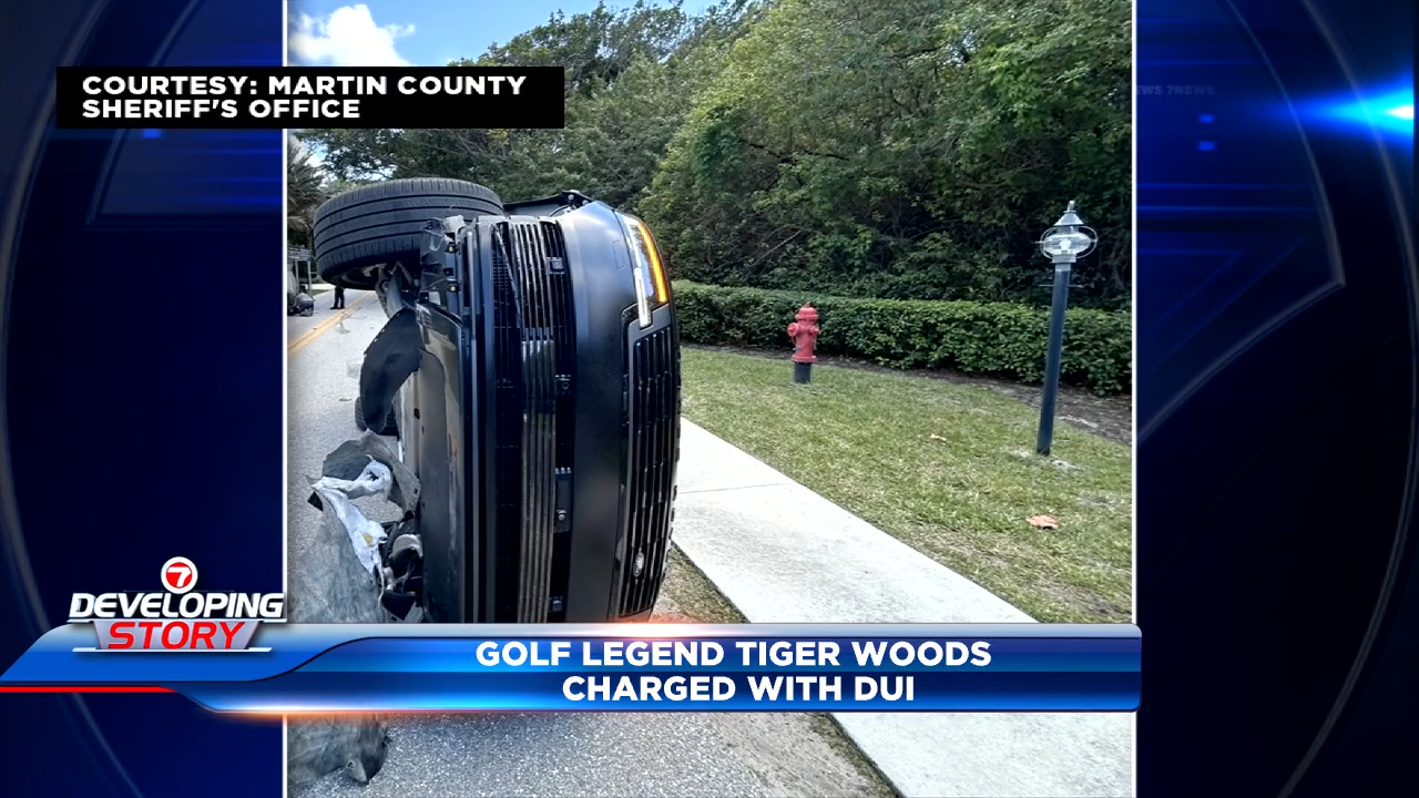 Tiger Woods’ rollover crash is golfer’s fourth high-profile car accident and second DUI arrest