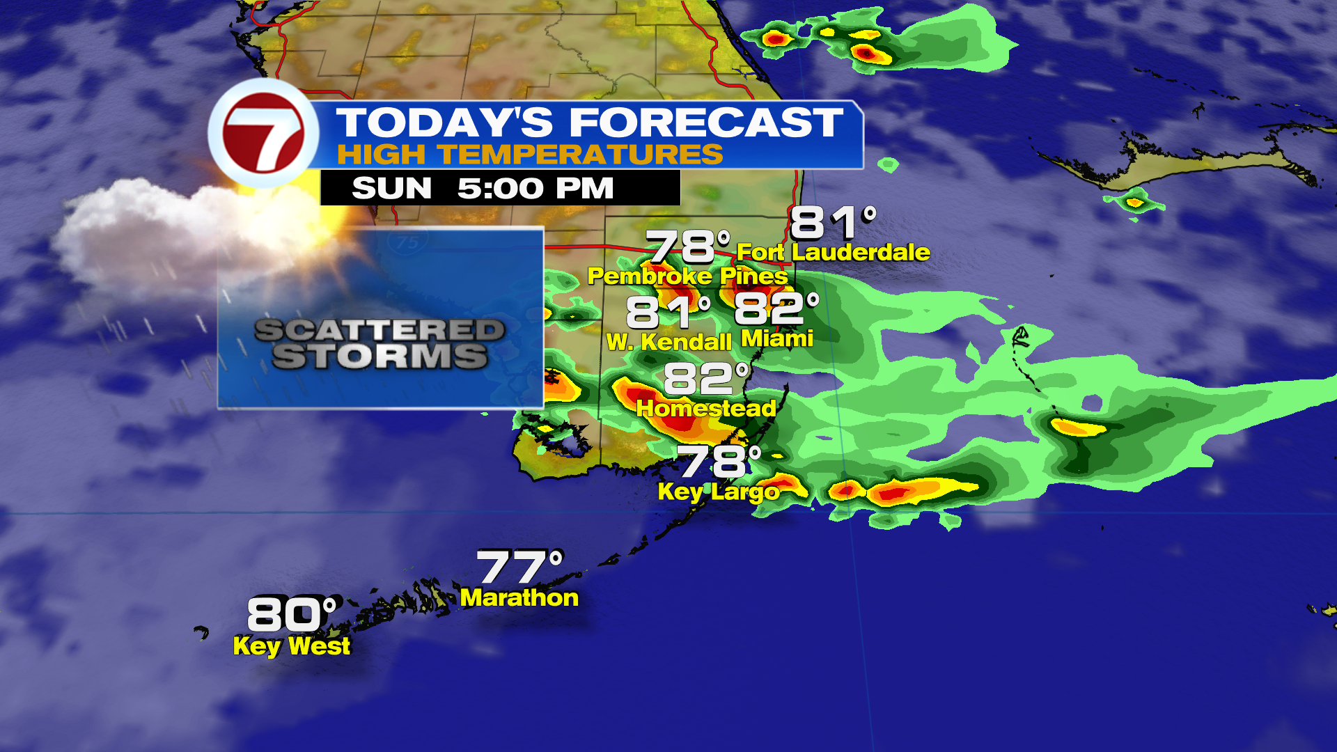 Storms in Store - WSVN 7News | Miami News, Weather, Sports | Fort ...