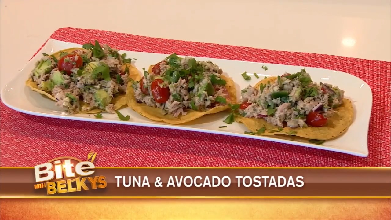 Tuna & Avocado Tostadas / Belkys