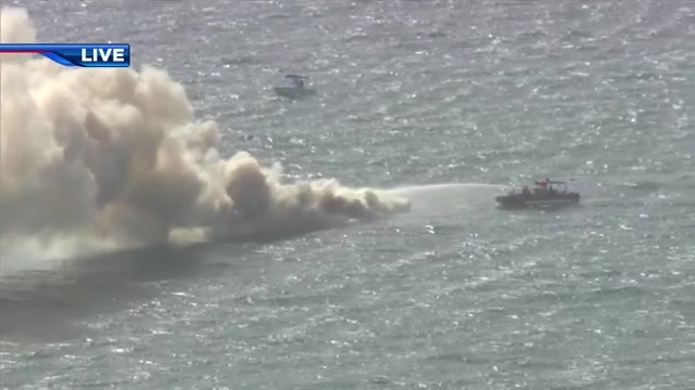 Crews put out boat fire off Miami Beach; no injuries reported