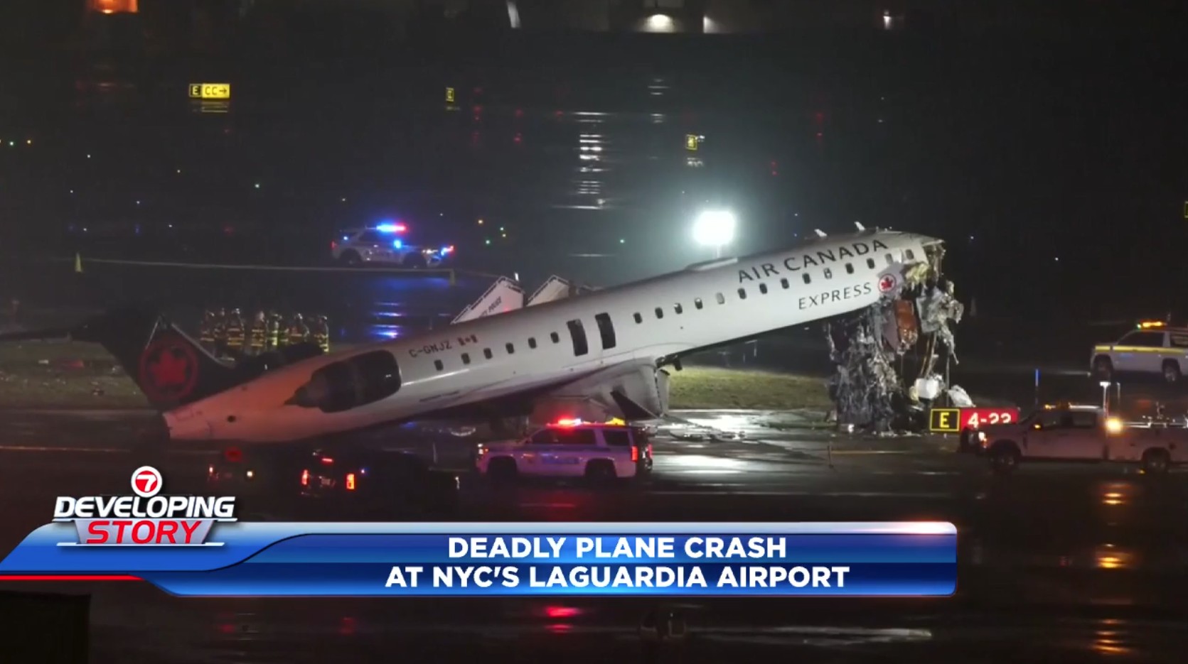 2 killed, 2 injured in collision between jet and vehicle at New York’s LaGuardia Airport, source says