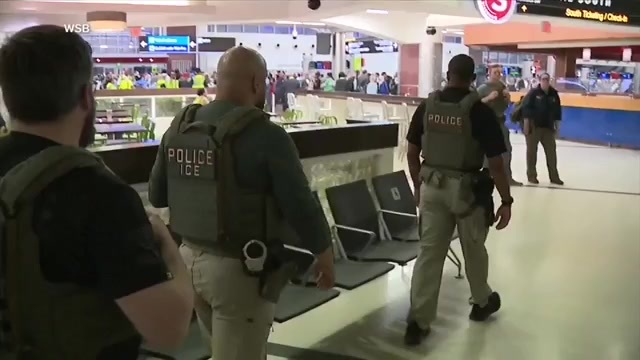 ICE officers make their way to airports’ TSA checkpoints after Trump order amid partial shutdown