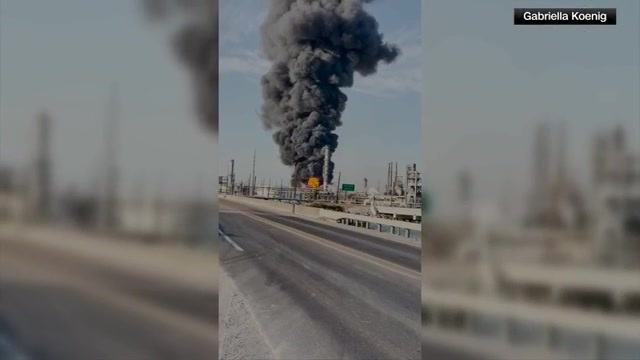 Fire out and shelter-in-place order is lifted after oil refinery explosion near Texas coast