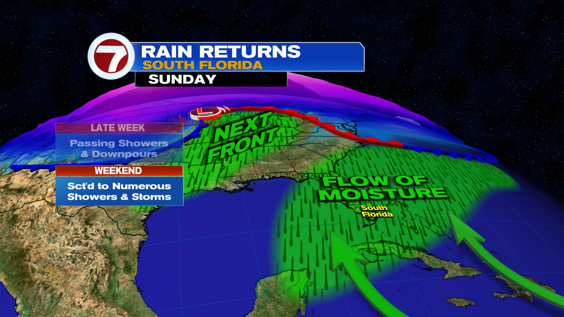 Daily Chance for Showers and Storms Starting Friday - WSVN 7News ...