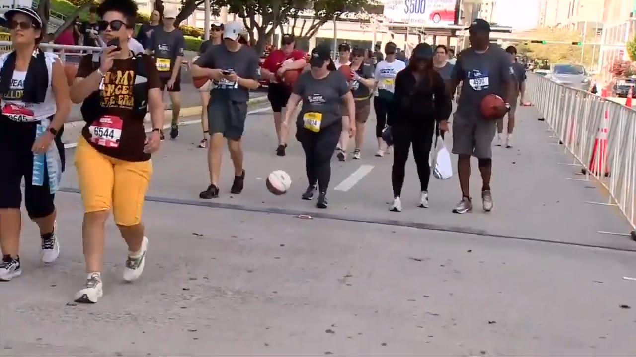 Cancer survivors, firefighters among hundreds of participants for annual Bounce Back from Cancer walk