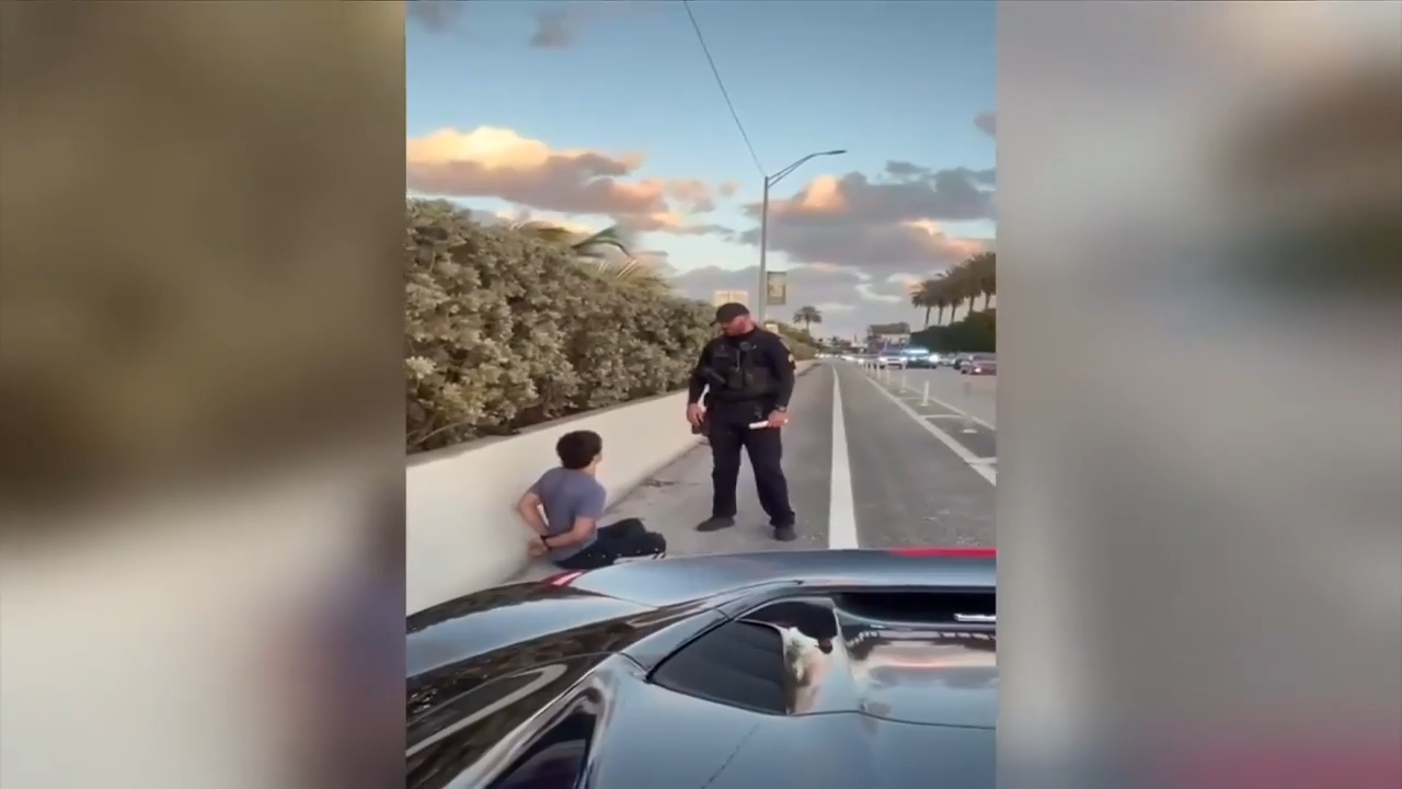18-year old driver arrested by Miami Beach police for resisting arrest after being pulled over; teen later released