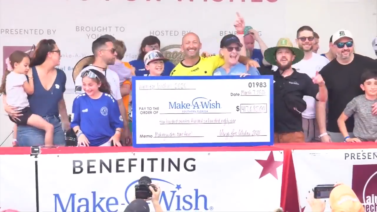 wsvn.com - Jayme Berezdivin - 12th annual Make-A-Wish Foundation's Wings for Wishes fundraiser raises over $417,000 to help children with life threatening medical conditions - WSVN 7News | Miami News, Weather, Sports | Fort Lauderdale