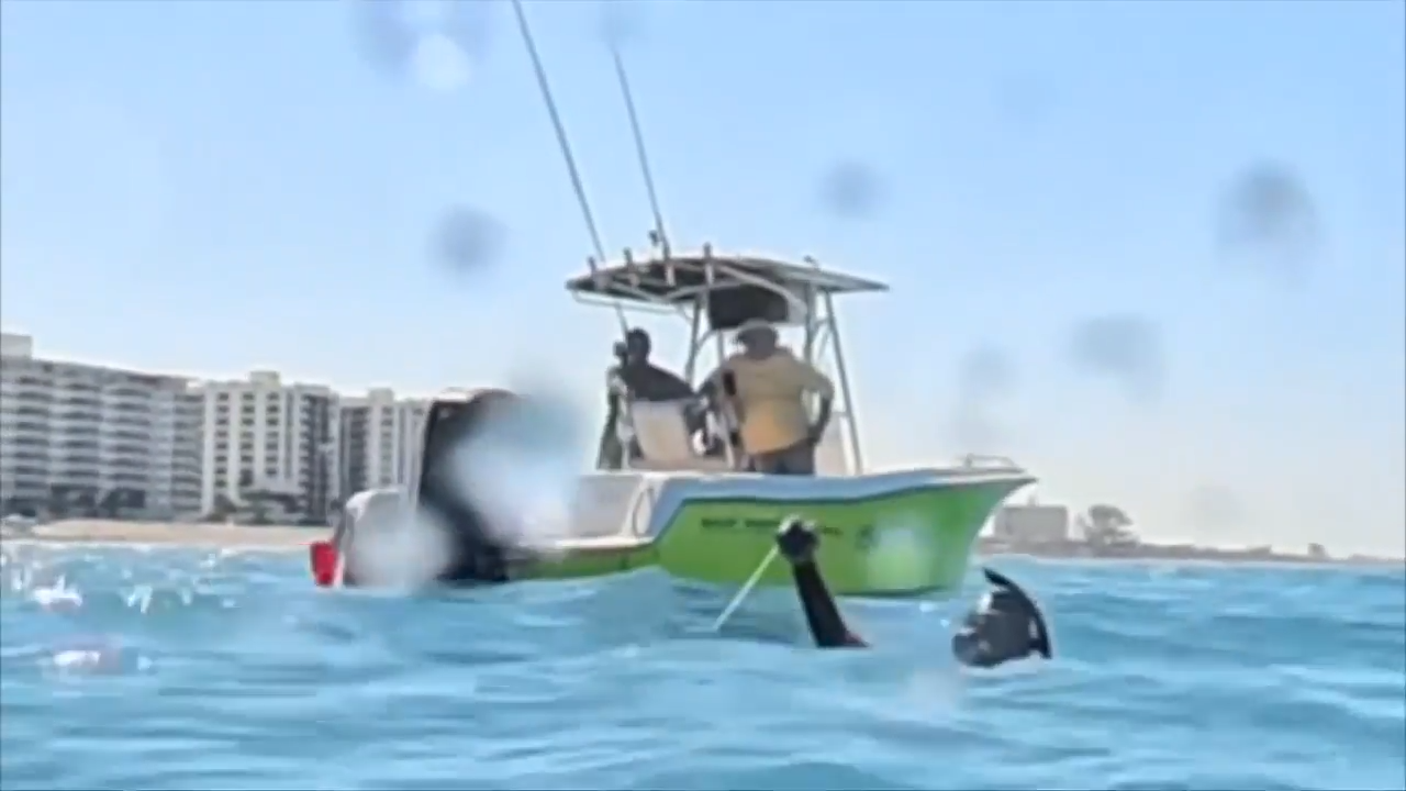 Boat drags scuba diver 60 yards underwater off coast of Venice