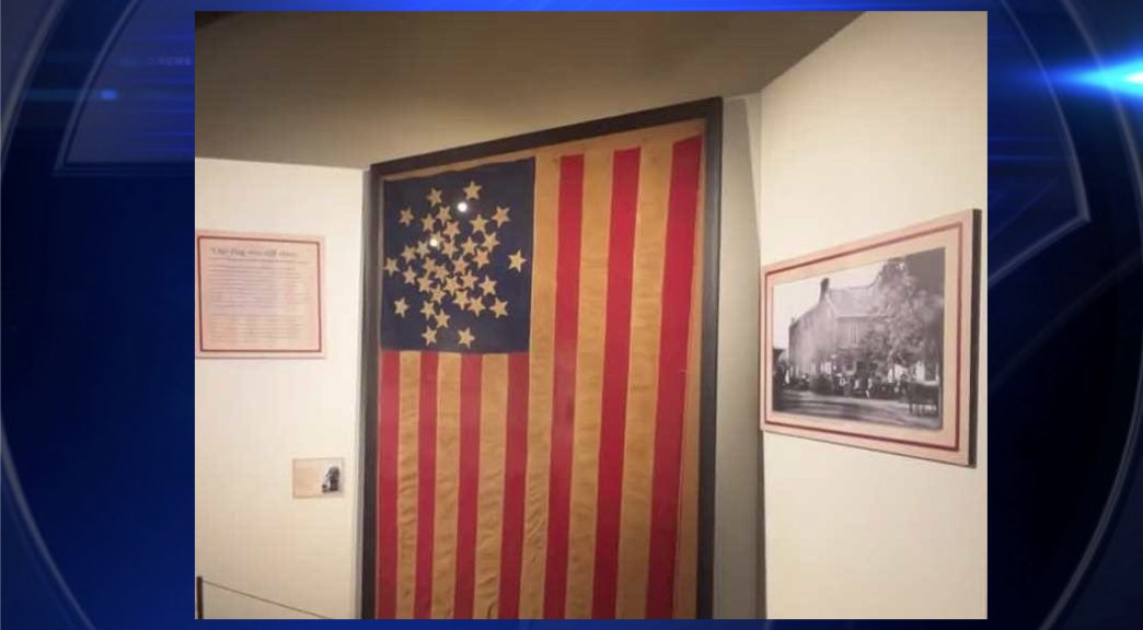 Historic Gettysburg flag goes on public display for first time