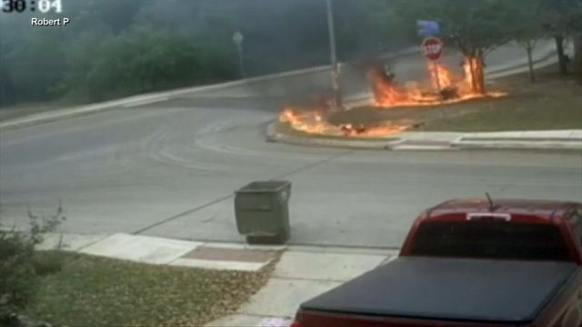Motorcycle crash ends in flames near kids; far West Side residents urge need for speed bumps