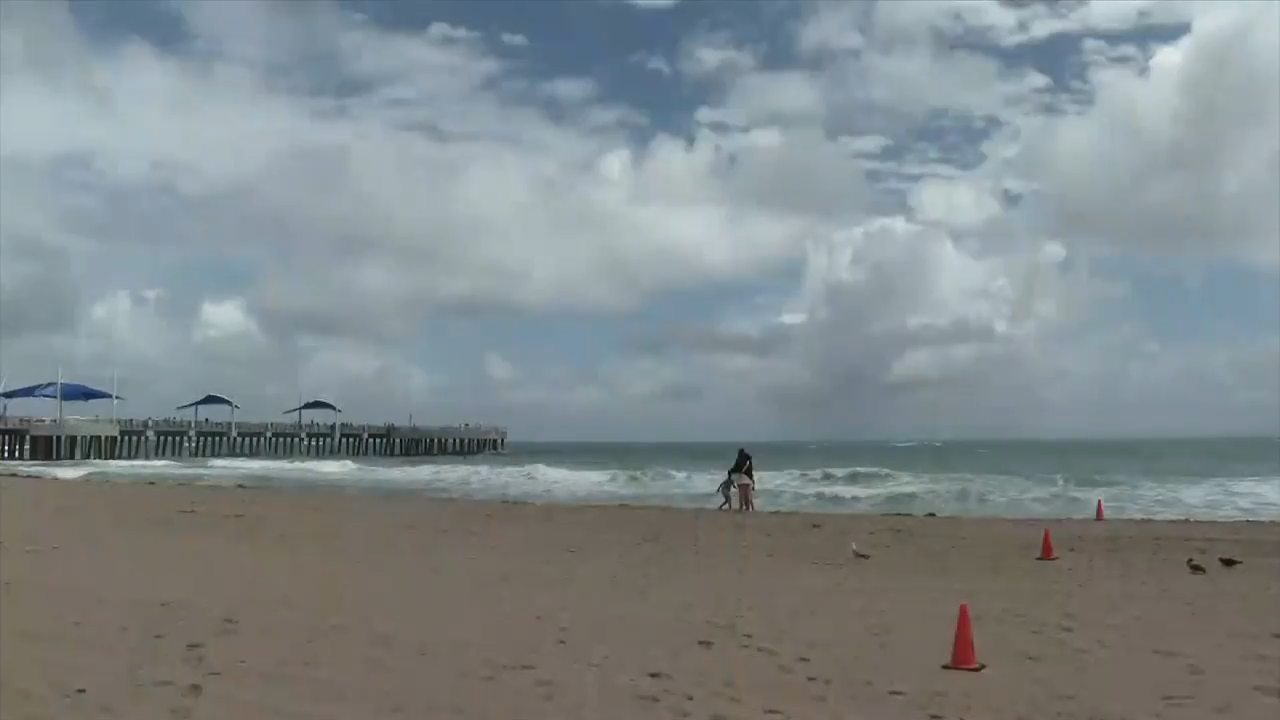 Officials close Pompano Beach public beaches due to hazardous weather conditions