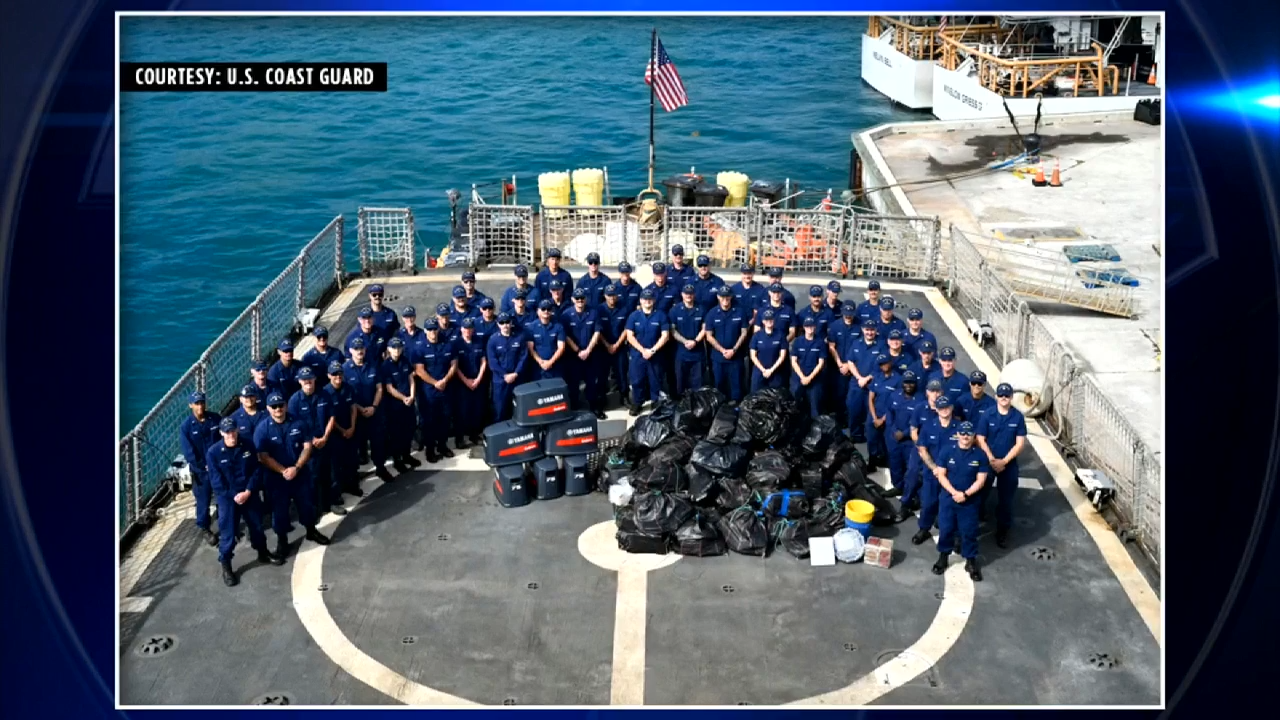 USCG: Nearly 4,000 pounds of cocaine worth over $28M offloaded at Miami Beach station