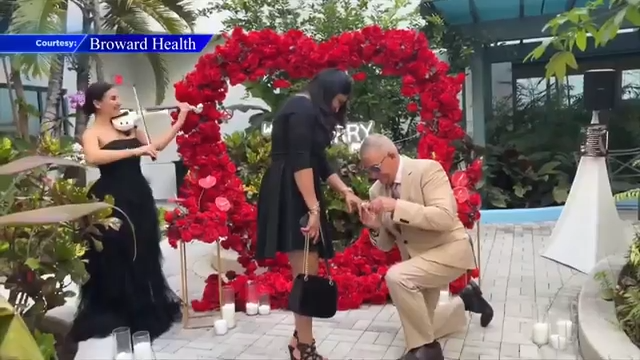 South Florida woman accepts heartwarming proposal after recovering from cancer at Broward Health