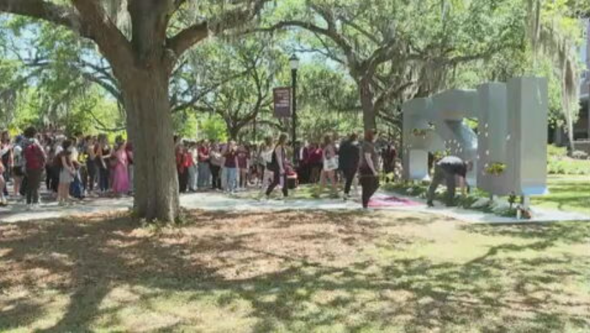 Students, faculty pay respects as FSU marks first year since fatal shooting