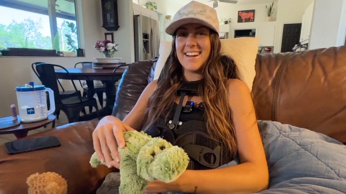 Woman survives rollover crash after hitting 9-foot gator on Florida road