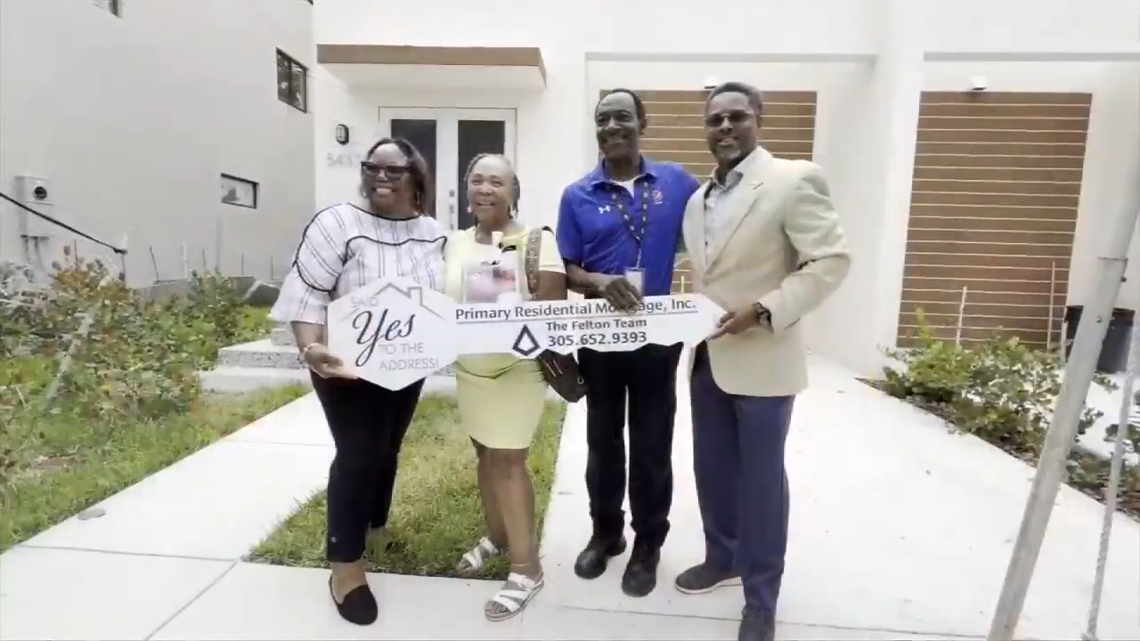 2 families in Little Haiti become 1st-time homeowners with help from affordable housing program