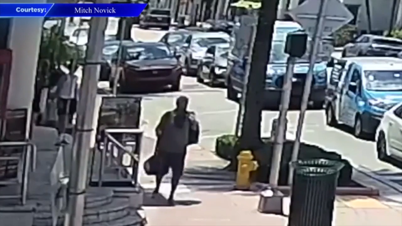Video captures man stealing purse from tourists on Miami Beach; victim helps police track him down
