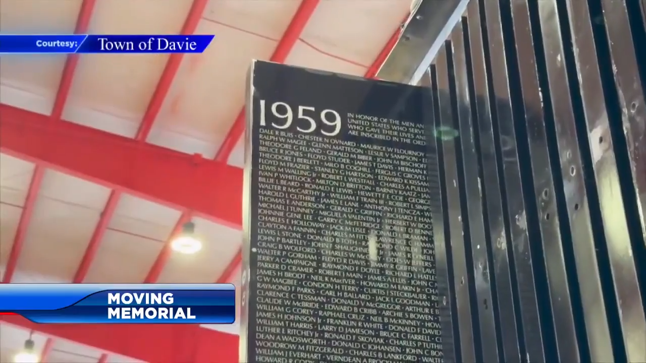 Heroes Welcome Home parade brings moving replica of Vietnam Veterans Memorial Wall to Broward