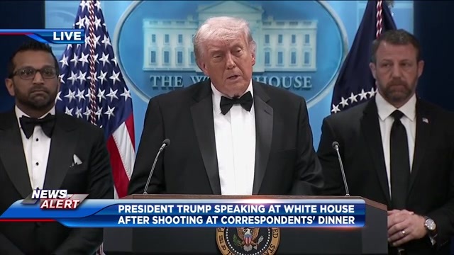 Trump says suspect was armed with multiple weapons at White House correspondents’ dinner
