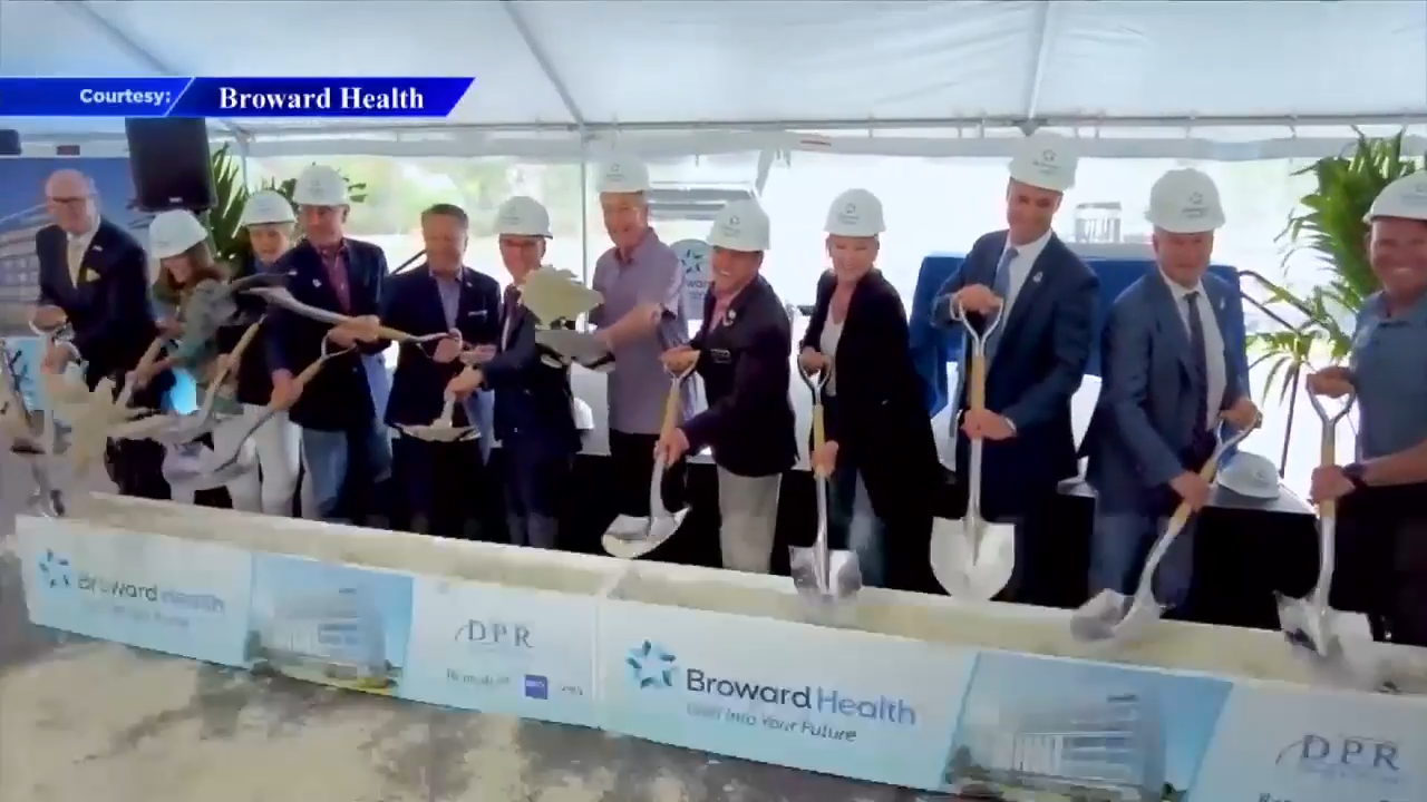 wsvn.com - Sebastian Cuervo - Broward Health breaks ground on new medical office building in Deerfield Beach - WSVN 7News | Miami News, Weather, Sports | Fort Lauderdale