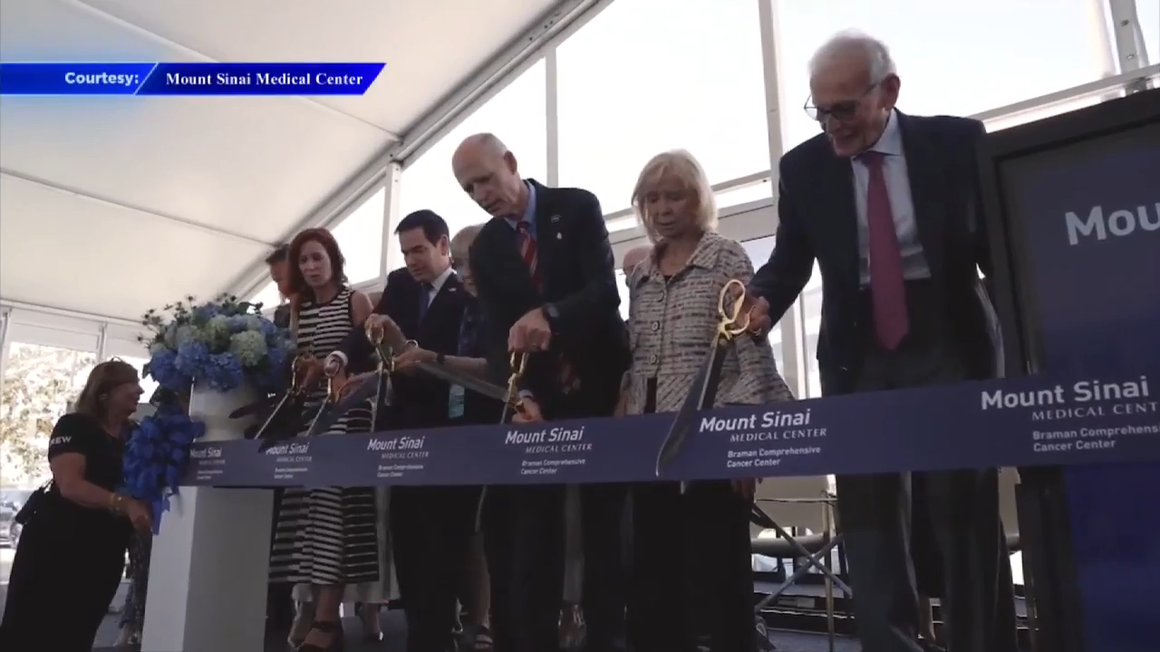 Mount Sinai Medical Center hosts ribbon-cutting for new cancer care facility