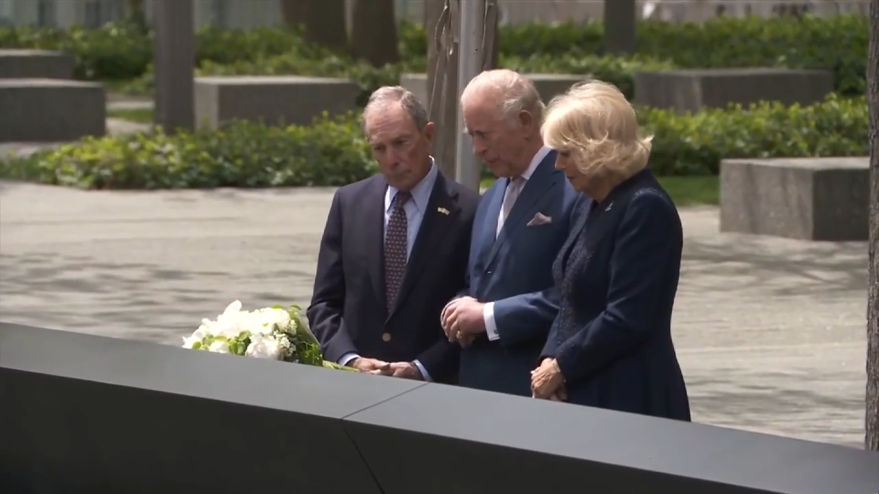King Charles III and Queen Camilla begin New York trip by honoring victims at the 9/11 Memorial
