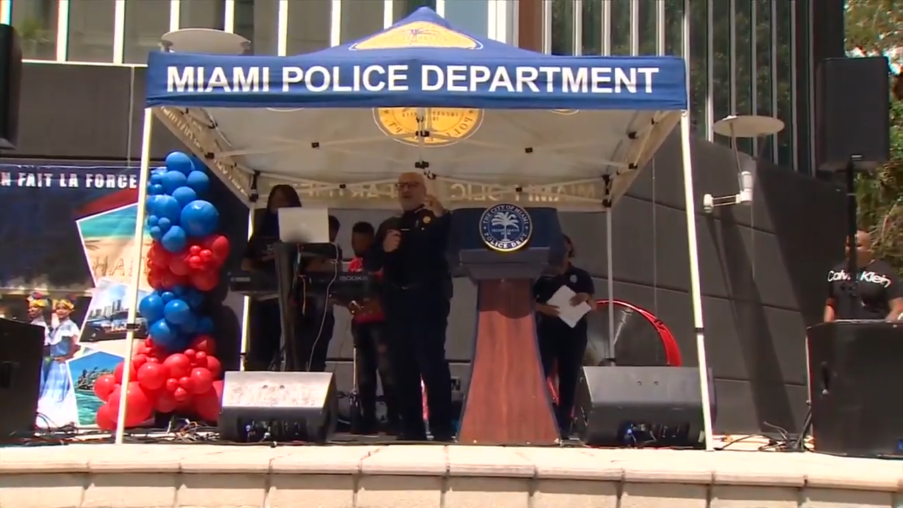 Miami Police, Little Haiti residents throw cultural party ahead of start of Haitian Heritage Month