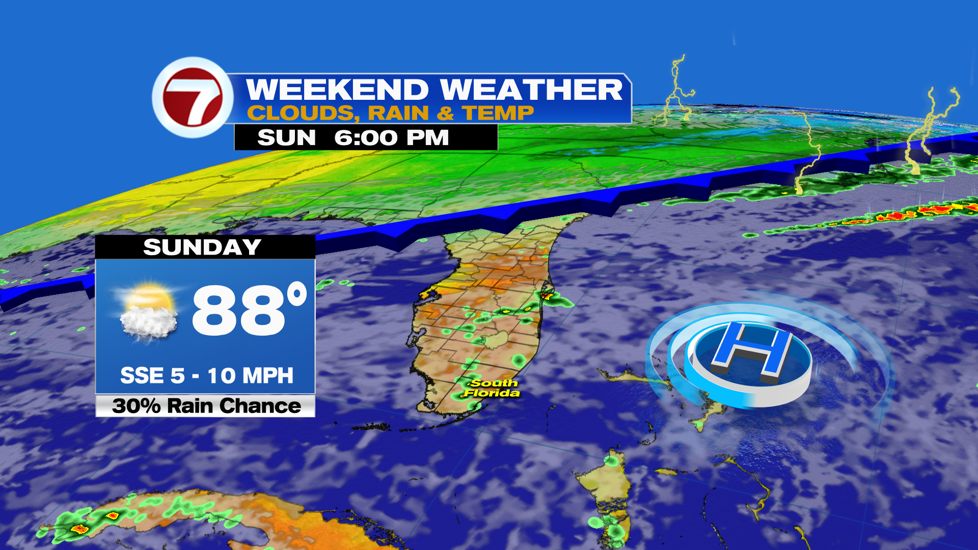 Warm and Humid Weekend Ahead of Returning Storms - WSVN 7News | Miami ...
