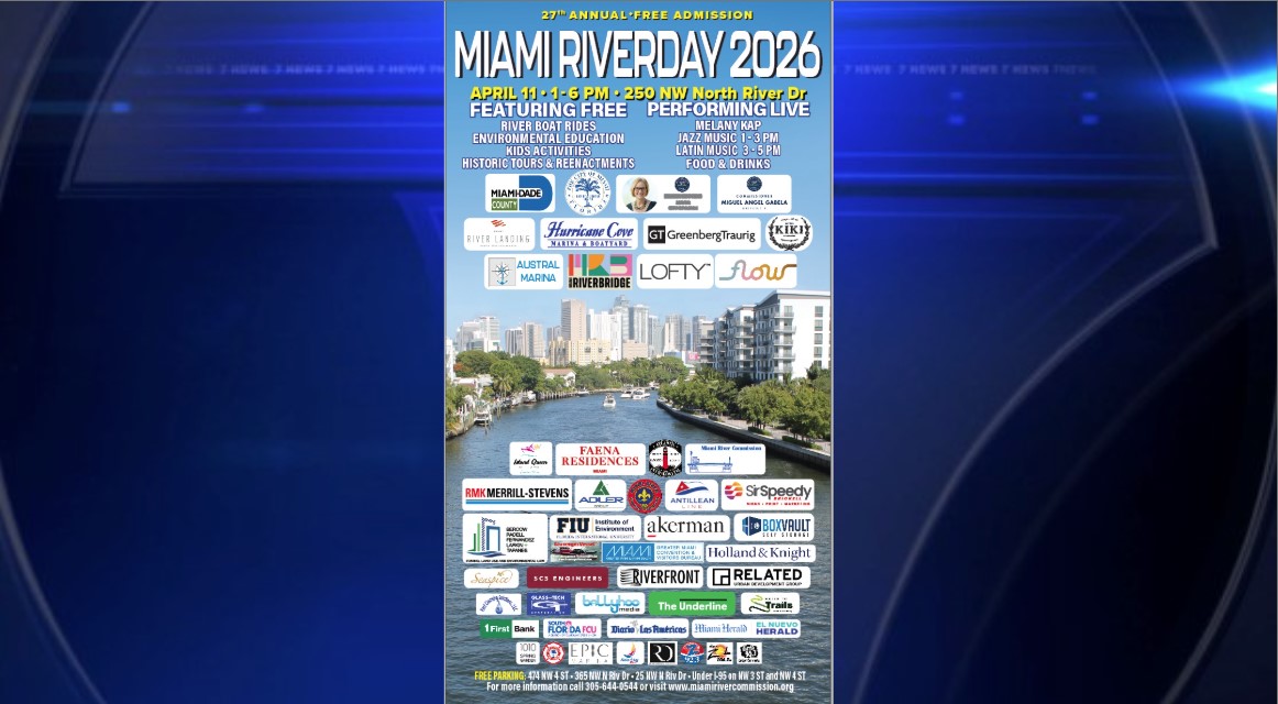 27th annual Miami Riverday festival offering free family fun, live music and river boat rides at Lum ...