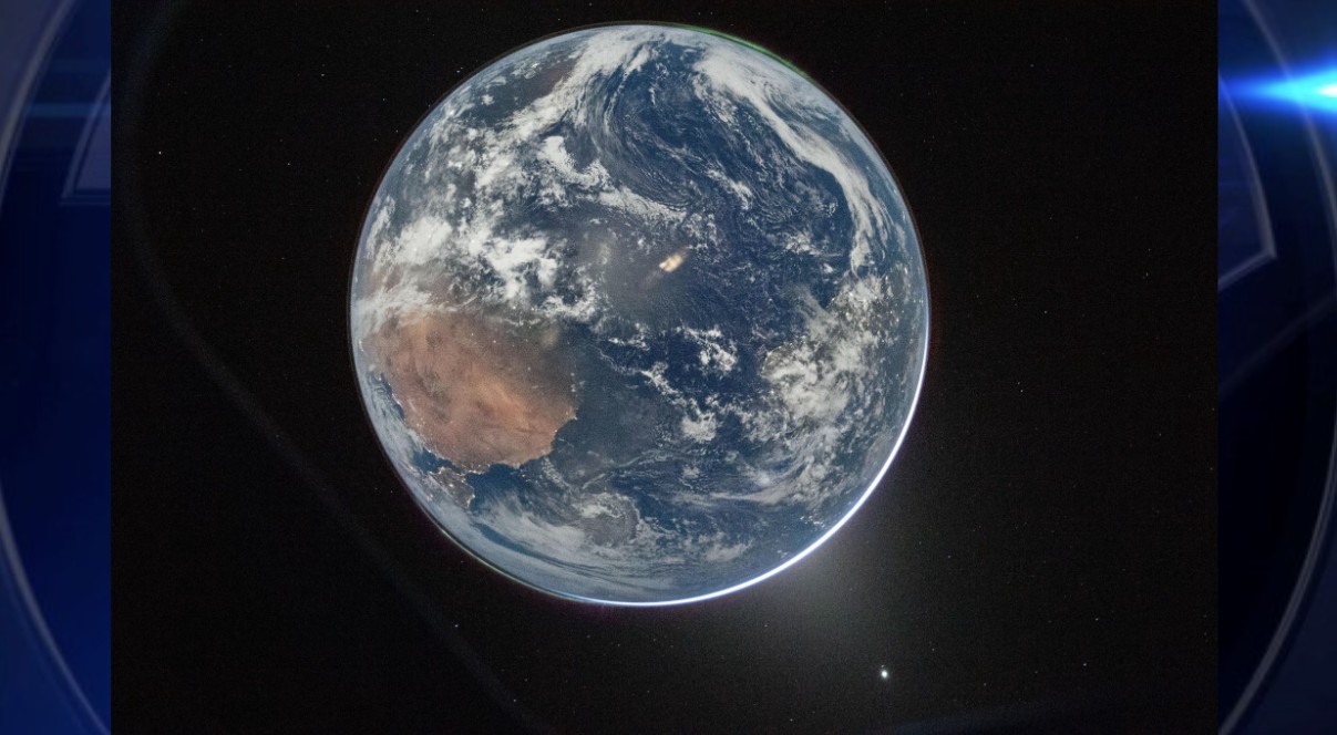 Artemis II’s moonbound astronauts capture Earth’s brilliant blue beauty as they leave it behind