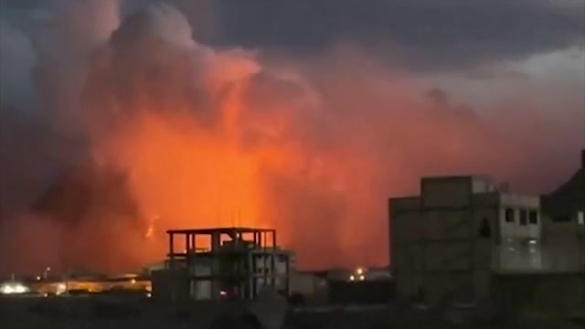 Iran fires on targets across the Mideast while Israel and US hit Tehran as war nears end of 5th week