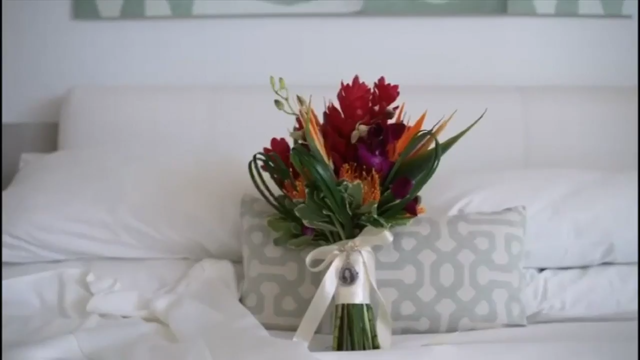 Special wedding bouquet missing