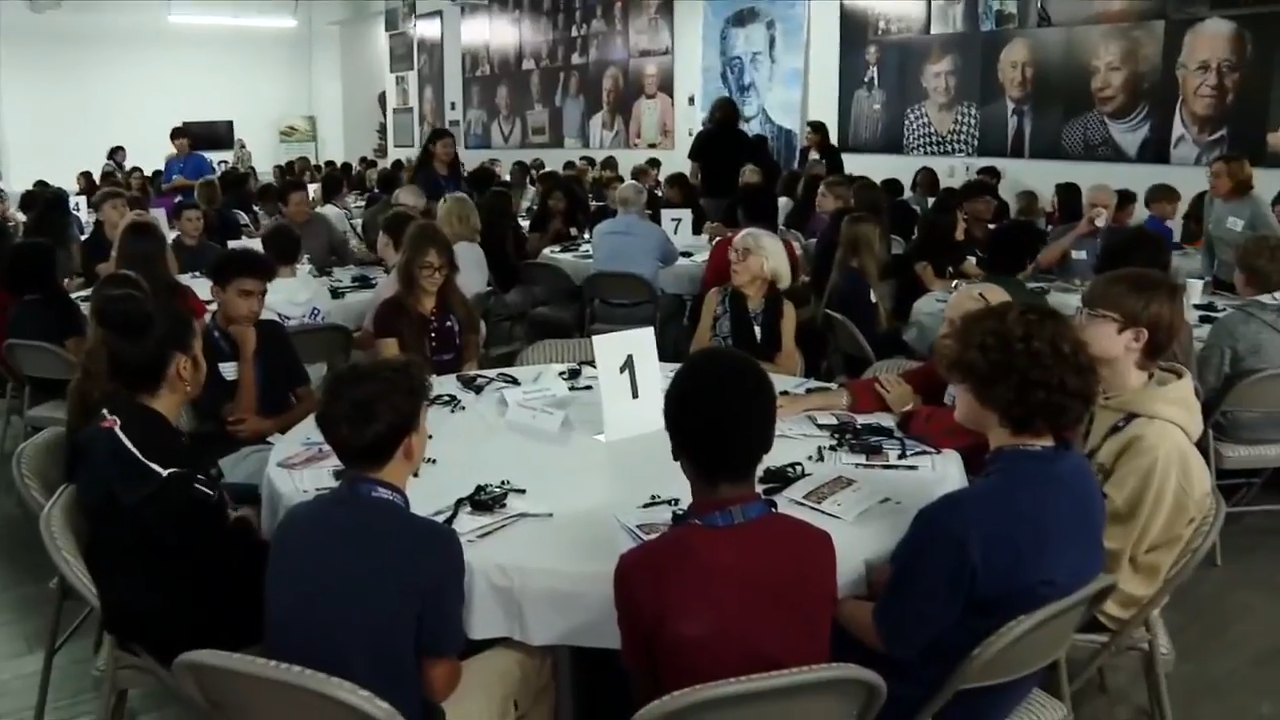 South Florida students meet with Holocaust survivors, hear stories in Dania Beach