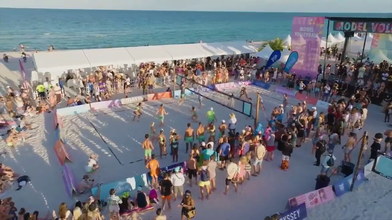 South Florida turns up the heat as Model Volleyball returns for beachside event