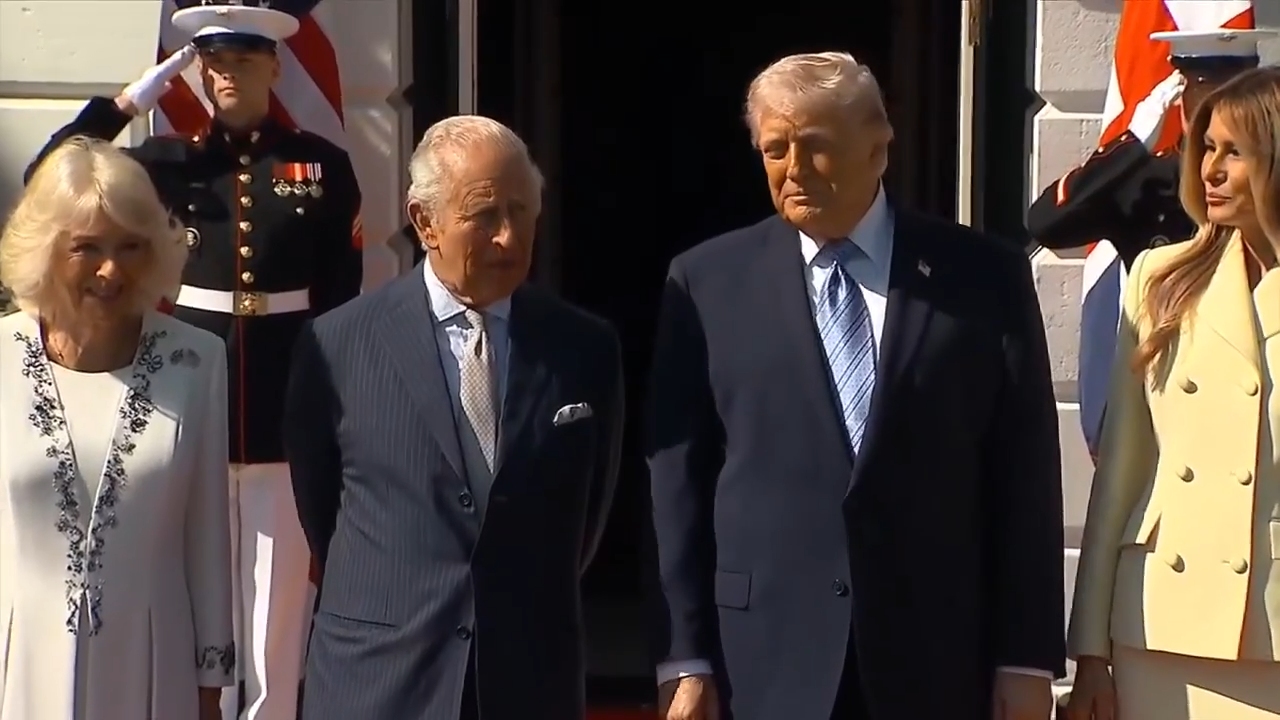 King Charles III arrives at the White House on a delicate mission to ...