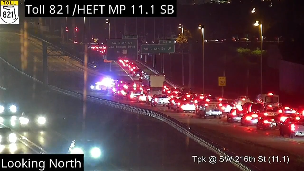 Motorcyclist killed in collision with car on Florida Turnpike; road has reopened