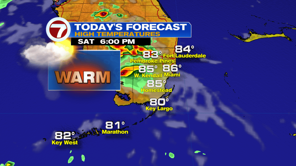 Storm Chance This Weekend - WSVN 7News | Miami News, Weather, Sports ...