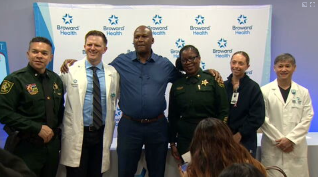 ‘You gave me a second chance at life’: BSO deputy reunites with team that saved him from medical emergency