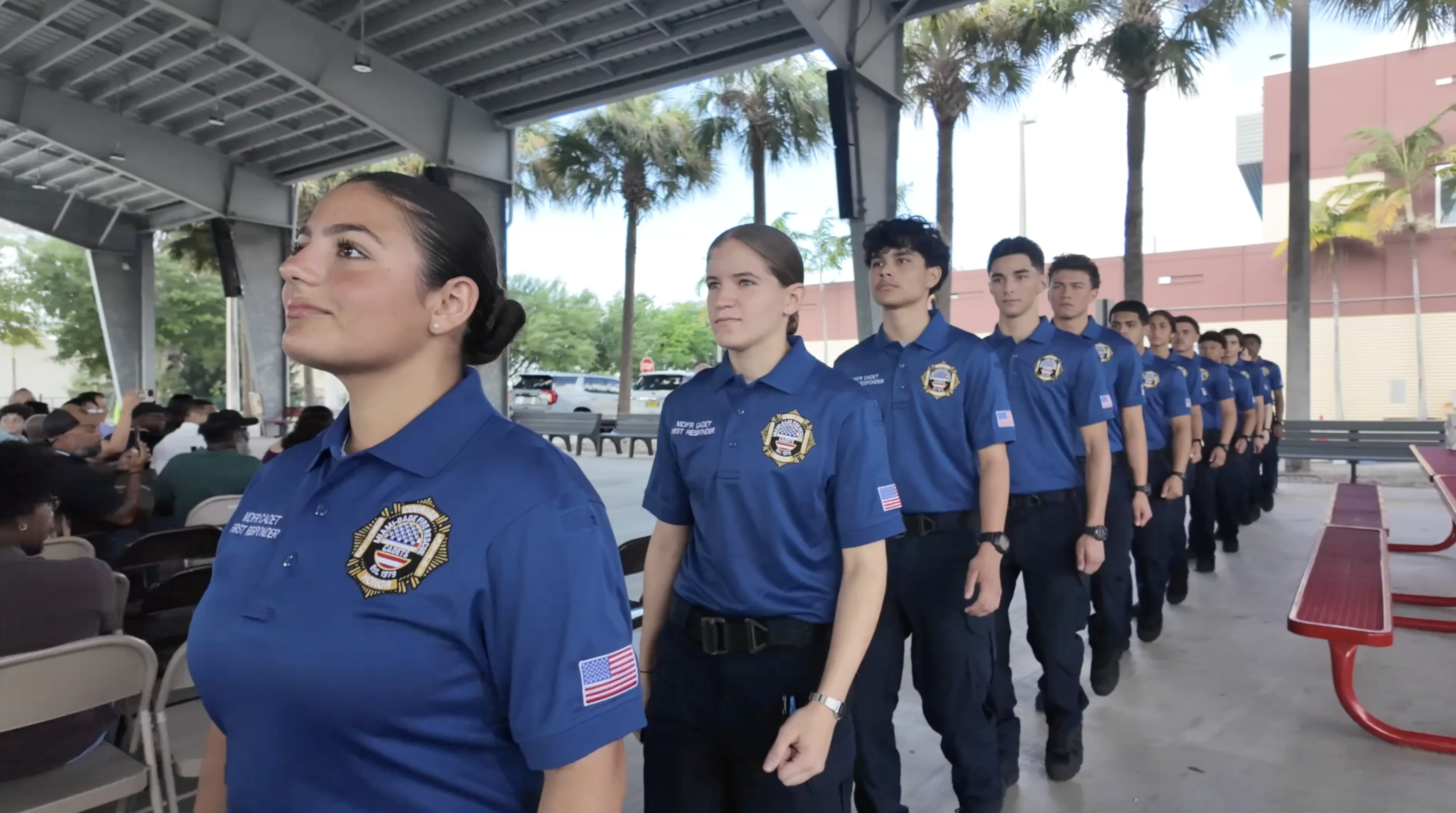 Miami-Dade Fire Rescue welcomes 34 cadets in induction ceremony