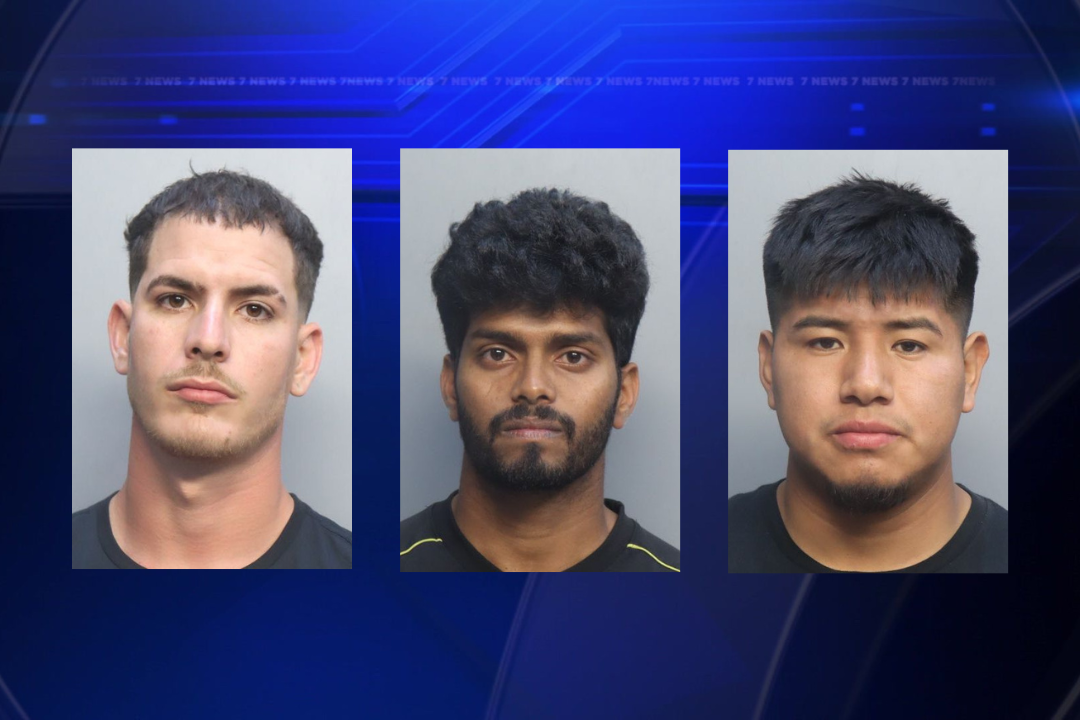 Three men arrested in Miami-Dade human trafficking sting operation