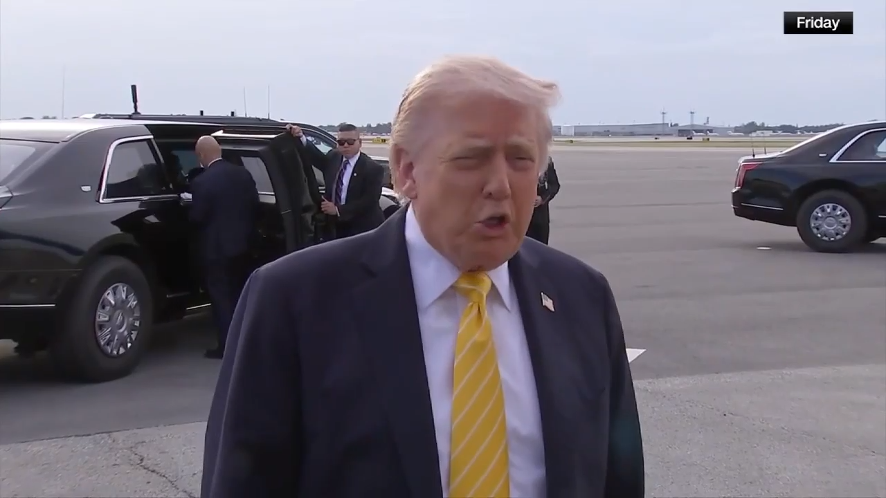 Trump says the US will ‘guide’ stranded ships from the Strait of Hormuz, starting on Monday