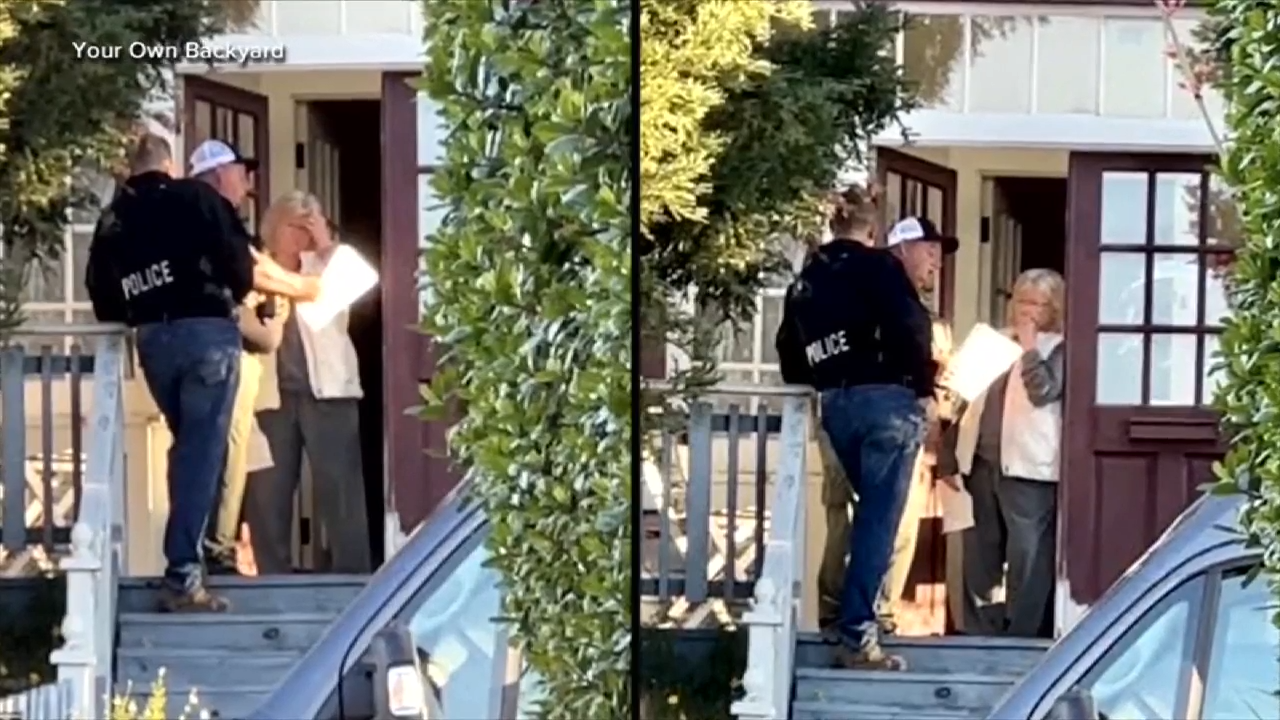 Scientists take soil samples outside home of a man convicted of killing Kristin Smart