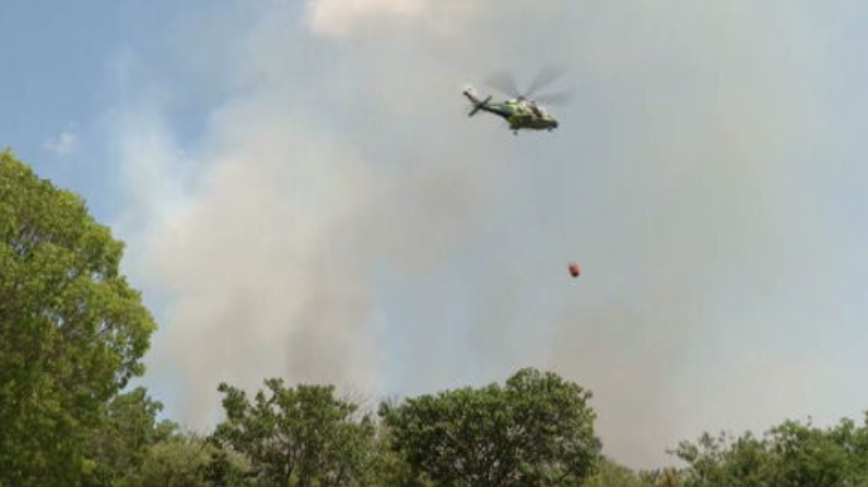 Brush fires causing major traffic in Florida City