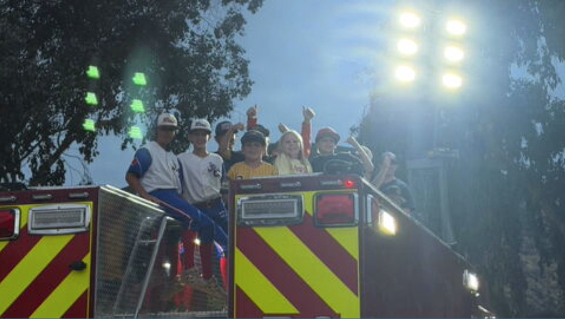 Fire crew saves little league playoff game after power outage