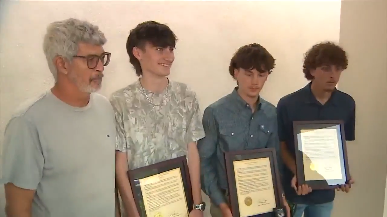 Teens’ heroic actions after saving man’s life in Cooper City recognized in ‘GMA’ appearance